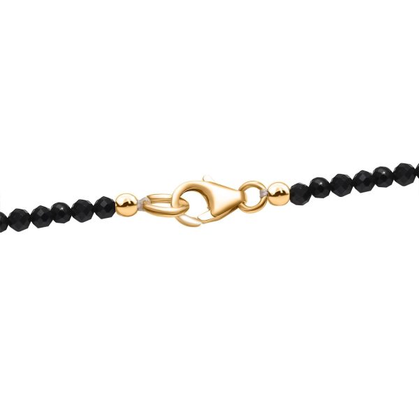 Pixiu Pendant Necklace with California Black Jade and Spinel Beads Supply - Image 5