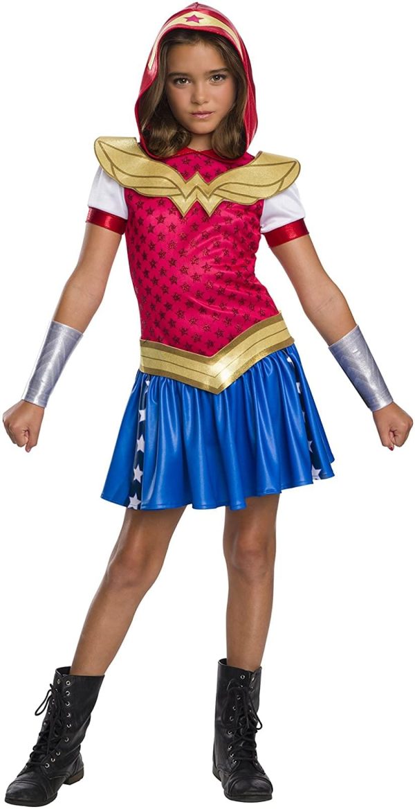 DC Superhero Girls Wonder Woman Child s Costume Hoodie Dress Sale