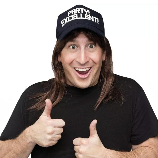 Saturday Night Live Waynes World Wayne Excellent! Costume Wig & Hat Online