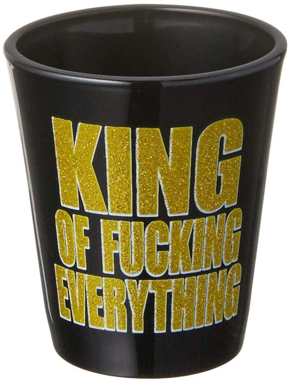 King of F-Ing Everything 1.5oz Shot Glass Online now