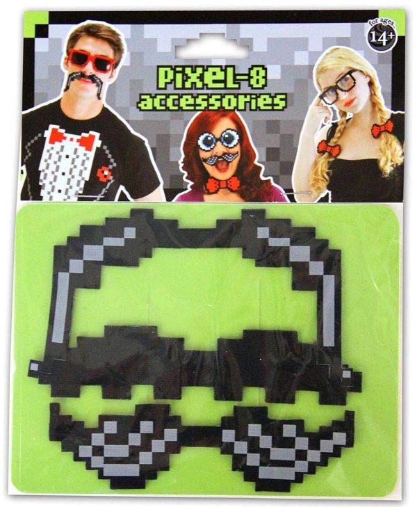 Pixel-8 Costume Moustache Set For Cheap - Image 2